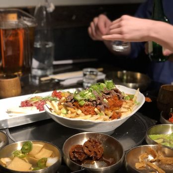 Anto - Kimchi Cheese Fries - Korean Near Me - New York, New York Anto - Kimchi Cheese Fries - Korean Near Me - New York, New York