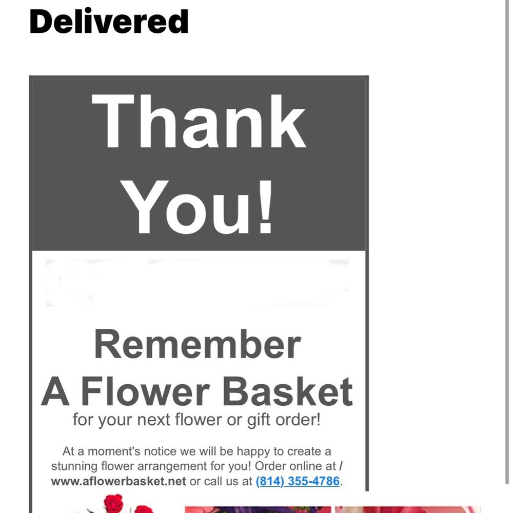 A Flower Basket - 1.18.23 - Florists Near Me - Bellefonte, Pennsylvania A Flower Basket - 1.18.23 - Florists Near Me - Bellefonte, Pennsylvania