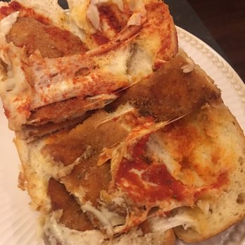 Buon Appetito - This is what they call a chicken parm. Where is the sauce? Is can tomatoes that expensive? - Pizza Near Me - Jersey City, New Jersey Buon Appetito - This is what they call a chicken parm. Where is the sauce? Is can tomatoes that expensive? - Pizza Near Me - Jersey City, New Jersey