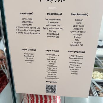 Poke Me - Menu - Hawaiian Near Me - Los Angeles, California
