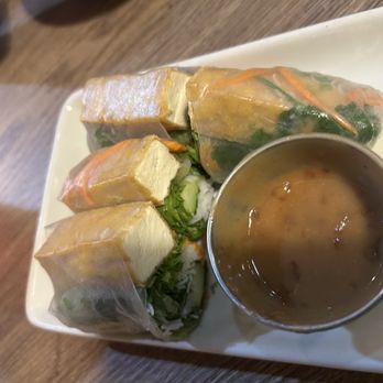 Udon Thai - 3 Piece Fresh Spring Rolls with Tofu - Thai Near Me - Scottsdale, Arizona Udon Thai - 3 Piece Fresh Spring Rolls with Tofu - Thai Near Me - Scottsdale, Arizona