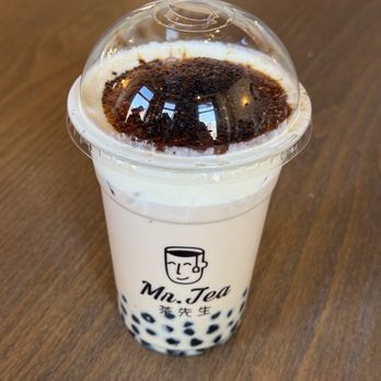 Mr. Tea 茶先生 - Caramel cake mlik tea 焦糖蛋糕奶茶 - Bubble Tea Near Me - Boston, Massachusetts