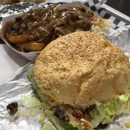 Burger + Poutine Burger + Poutine