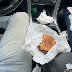 Tropical Express - Fries and cheeseburger