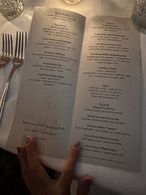 Menu photo 2 Duane Park New York, NY