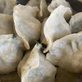 Golden Dumpling House - Steamed veggie dumplings. So thick and hard - Chinese Near Me - Houston, Texas