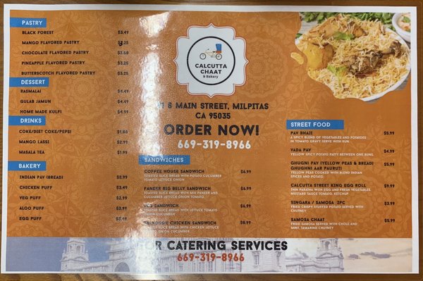 Menu photo 8 Calcutta Chaat & Bakery Milpitas, CA Menu photo 8 Calcutta Chaat & Bakery Milpitas, CA