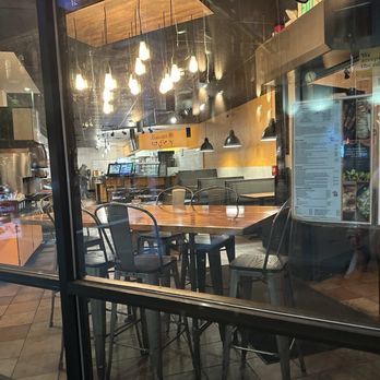 Rosewater Middle Eastern Grill - Tables from outside - Middle Eastern Near Me - Pittsburgh, Pennsylvania