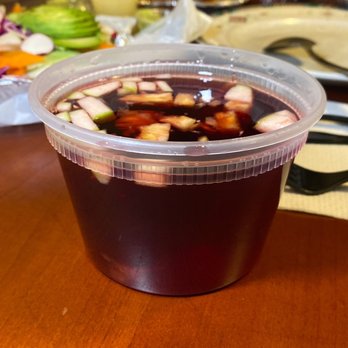 Pio Pio 5 To Go - $9 Sangria glass - Peruvian Near Me - Jackson Heights, New York Pio Pio 5 To Go - $9 Sangria glass - Peruvian Near Me - Jackson Heights, New York