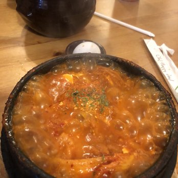 Kim Shabu - Kimchi sundubu - Korean Near Me - Houston, Texas