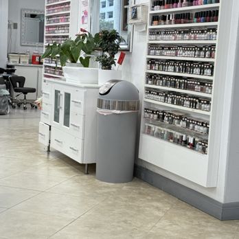 V's Nails Spa - Nail color wall - Nail Salons Near Me - Irvine, California