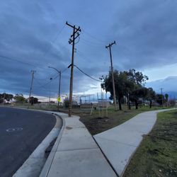 Alviso Park - Walkway bordering the park