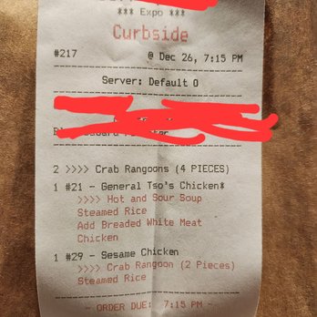 Dragon Wok - the receipt for the restaurant - Chinese Near Me - Omaha, Nebraska Dragon Wok - the receipt for the restaurant - Chinese Near Me - Omaha, Nebraska