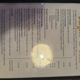 Menu Menu
