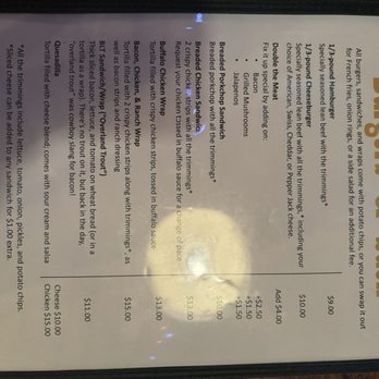 Waterhole Saloon - Menu - Bars Near Me - Reed Point, Montana Waterhole Saloon - Menu - Bars Near Me - Reed Point, Montana