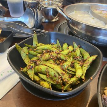 Shabu Shack - Spicy Garlic Edamame - Japanese Near Me - South San Francisco, California Shabu Shack - Spicy Garlic Edamame - Japanese Near Me - South San Francisco, California
