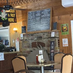 Porkies Outpost - Front counter