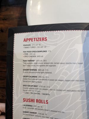 Menu photo 1 Benihana - Cupertino Cupertino, CA