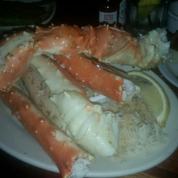 Captain Jack's - Red King Crab - My favorite & most succulent entrée! - Seafood Near Me - Sunset Beach, California