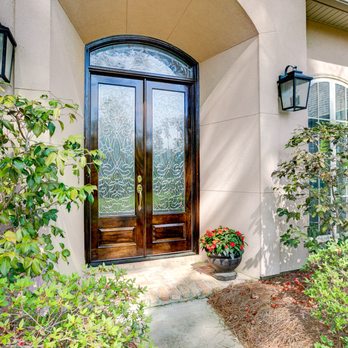Doors of Elegance - Beveled Glass Door with Transom - Door Sales/Installation Near Me - Metairie, Louisiana
