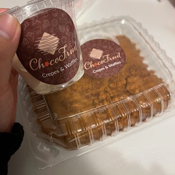 Choco Fruit - When you order to go, crepe in one box and side of ice cream so it doesn't melt! - Creperies Near Me - Anaheim, California