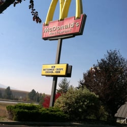 McDonald's - Nice fall day to eat outside.