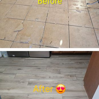 Re Gonzalez Construction - New floor. Just love it. - General Contractors Near Me