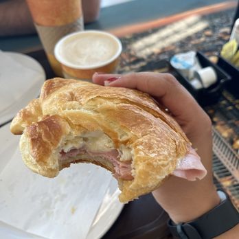 Buenos Aires Bakery Restaurant - Ham, egg and cheese on a croissant - Argentine Near Me - Yarmouth, Massachusetts