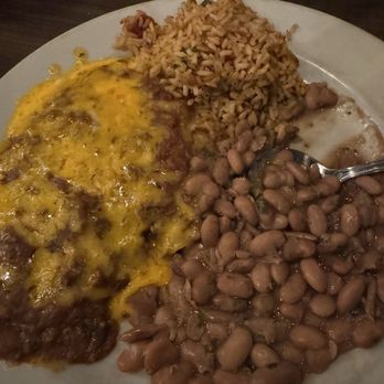 Hays City Store - Beef enchiladas, rice, beans - American Near Me - Driftwood, Texas