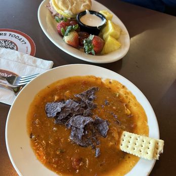 Jason's Deli - Bowl Fire Roasted Tortilla Soup and a Breakfast Sammy (240-400 cal)sammy - Salad Near Me - League City, Texas Jason's Deli - Bowl Fire Roasted Tortilla Soup and a Breakfast Sammy (240-400 cal)sammy - Salad Near Me - League City, Texas