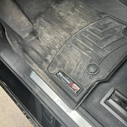 The result  after the $10 extra fee to clean the floor mats!