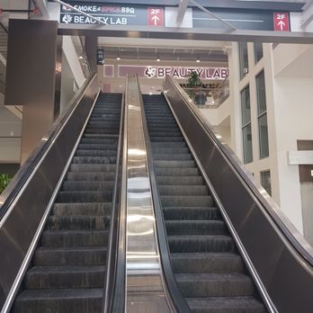 Asia Village - Escalator to Beauty Lab, Korean sit down restaurant and arcade - Pan Asian Near Me - Blaine, Minnesota