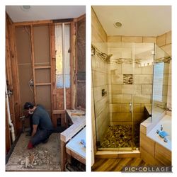 Kitchen & Bath Restoration - Tile and marble showers Austin tx