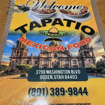 El Tapatio Mexican Food - Menu - Mexican Near Me - Ogden, Utah