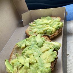 Avocado Toast on an Everything Bagel