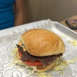 MOOYAH Burgers, Fries & Shakes - Cheeseburger with no cheese