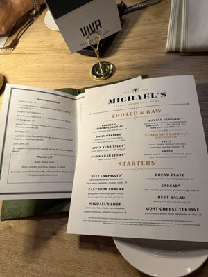 Menu photo 1 Michael's St. Augustine, FL