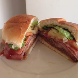 Seaford Bakery - Best hamburgers in South, these are exactly the same as the road house hamburgers you'd see back in the day and piled high with the lot, yum