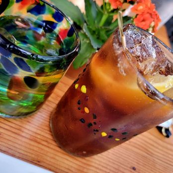 LUNA Mexican Kitchen - The Pruneyard - Freshly brewed iced tea - Mexican Near Me - Campbell, California