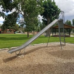 Wellington Park Playground - Old school slide