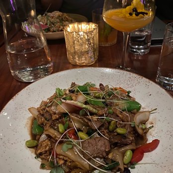 BODHI - Drunken noodles with steak - Thai Near Me - Indianapolis, Indiana BODHI - Drunken noodles with steak - Thai Near Me - Indianapolis, Indiana