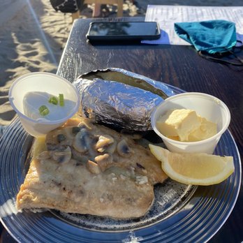 Steve's Steakhouse - Swordfish and baked potato - Steakhouses Near Me - Avalon, California