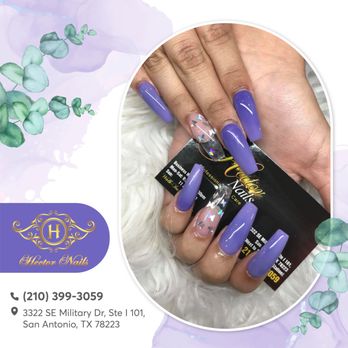 Hector Nails - Who says your nails can't be a work of art? These mix-and-match butterfly nails with purple are proof! - Nail Salons Near Me - San Antonio, Texas Hector Nails - Who says your nails can't be a work of art? These mix-and-match butterfly nails with purple are proof! - Nail Salons Near Me - San Antonio, Texas