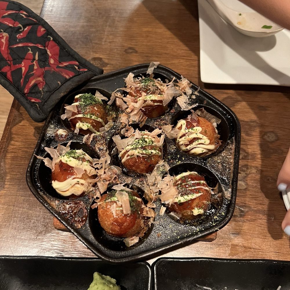 Mr Max - Takoyaki Ball Shaped Octopus Puffs - Sushi Bars Near Me - Irving, Texas