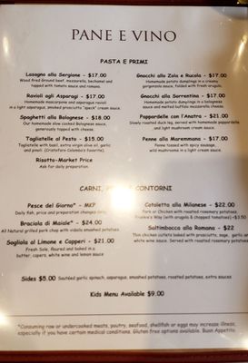 Menu photo 5 Pane E Vino Hollywood, SC Menu photo 5 Pane E Vino Hollywood, SC