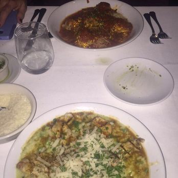 Vivace - Chilean and Chicken And Asparagus Risotto and chicken Chicken Meatballs With Capellini - Italian Near Me - Tucson, Arizona