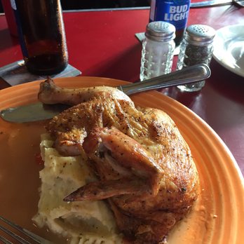 The Kill Devil Grill - The special seasoned half chicken with pan drippings and the mashed potatoes are to die for! - American Near Me - Kill Devil Hills, North Carolina The Kill Devil Grill - The special seasoned half chicken with pan drippings and the mashed potatoes are to die for! - American Near Me - Kill Devil Hills, North Carolina