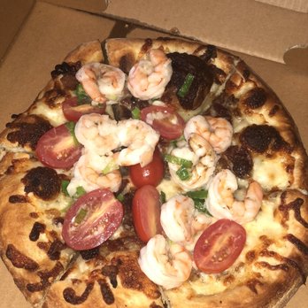 Effina's Tuscan Grille - Shrimp scampi pizza (personal-size) - Italian Near Me - Jacksonville, Alabama Effina's Tuscan Grille - Shrimp scampi pizza (personal-size) - Italian Near Me - Jacksonville, Alabama