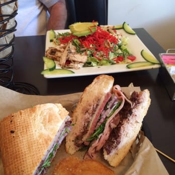 259 Brantley's Bistro - Salad and a muffuletta. - Steakhouses Near Me - Boerne, Texas 259 Brantley's Bistro - Salad and a muffuletta. - Steakhouses Near Me - Boerne, Texas