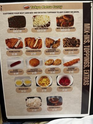 Menu photo 5 Tokyo Katsu Curry Costa Mesa, CA